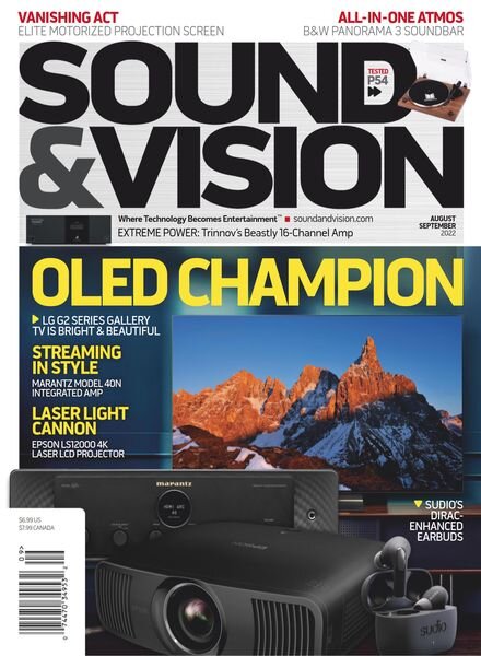 Sound & Vision – August 2022 Cover