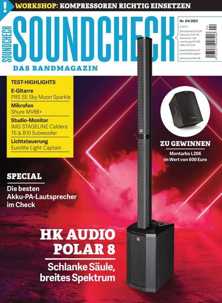 SOUNDCHECK – Juli 2022 Cover