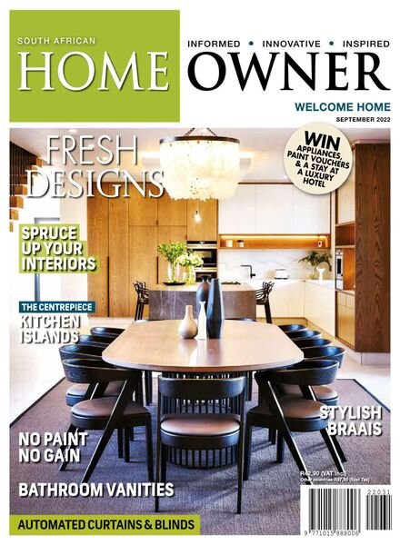 South African Home Owner – September 2022 Cover