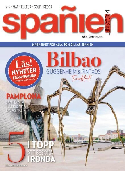 Spanien Magasinet – augusti 2022 Cover