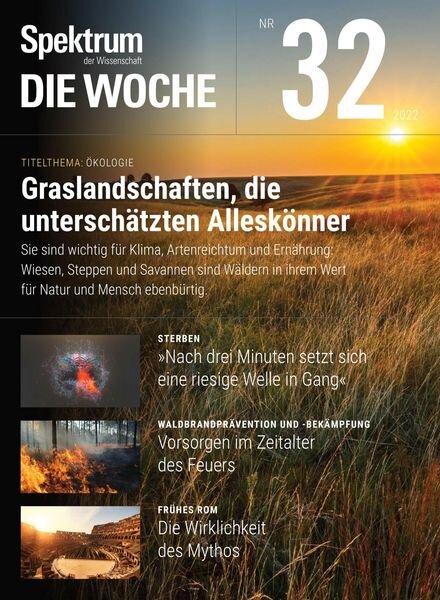 Spektrum – Die Woche – 11 August 2022 Cover