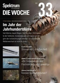 Spektrum – Die Woche – 18 August 2022