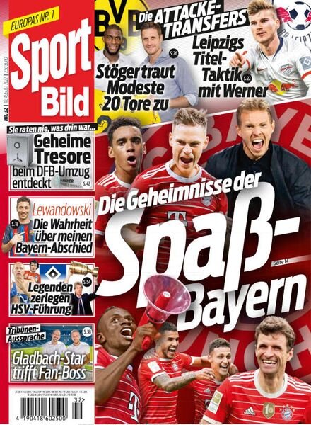 Sport Bild – 10 August 2022 Cover