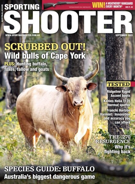Sporting Shooter Australia – September 2022 Cover