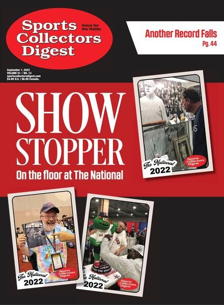 Sports Collectors Digest – 20 August 2022 Cover