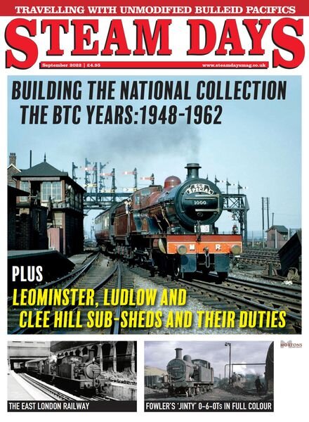 Steam Days – September 2022 Cover