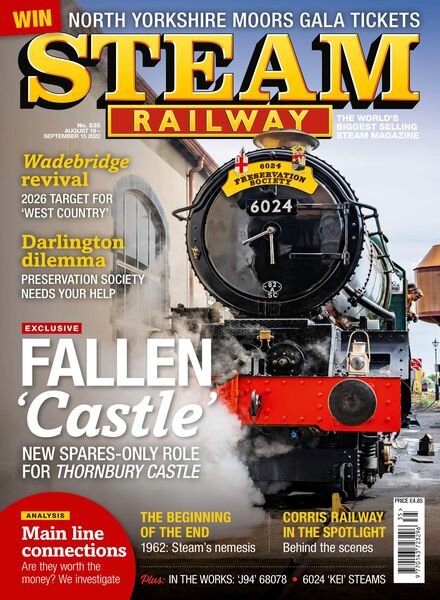 Steam Railway – August 2022 Cover