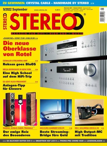 Stereo – September 2022 Cover