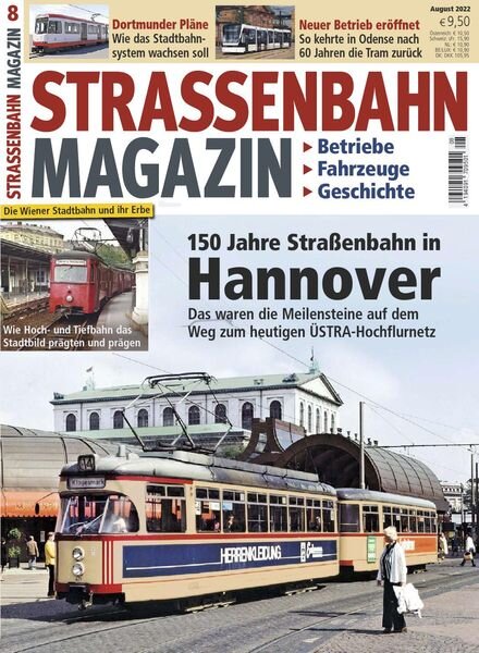 Strassenbahn Magazin – August 2022 Cover