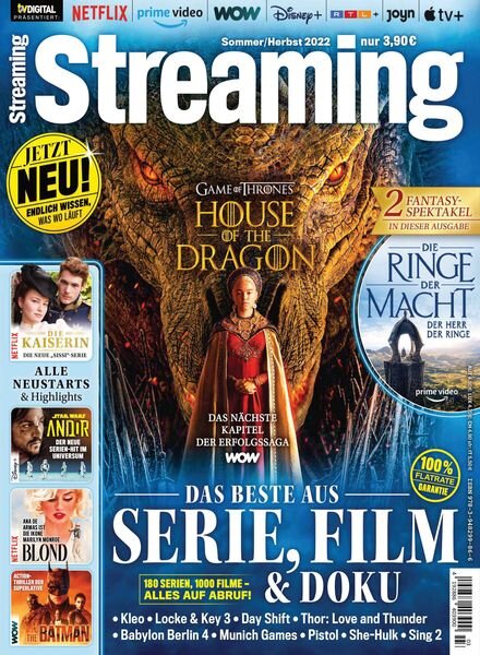 Streaming by TV Digital – 18 August 2022 Cover