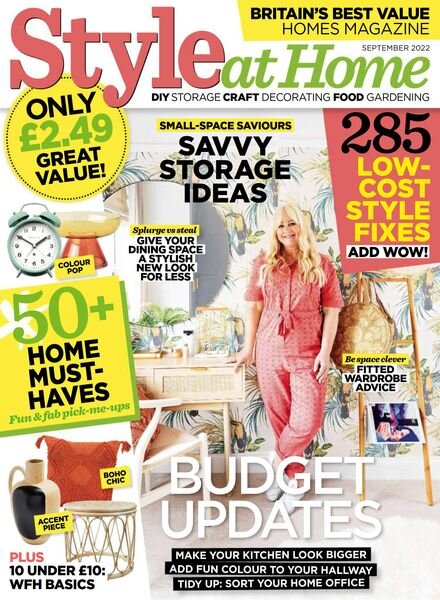 Style at Home UK – September 2022 Cover