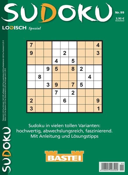 Sudoku Logisch Spezial – Nr 99 2022 Cover
