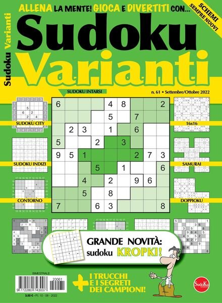 Sudoku Varianti – settembre 2022 Cover