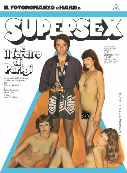 Supersex – n. 3 Dicembre 1976 Cover