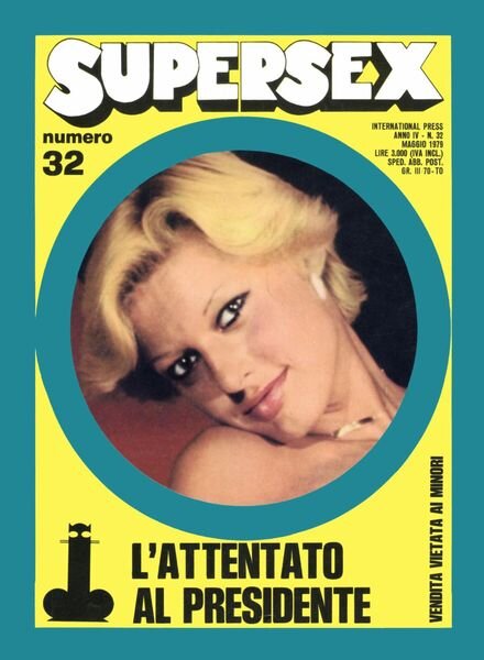 Supersex – n. 32 Maggio 1979 Cover