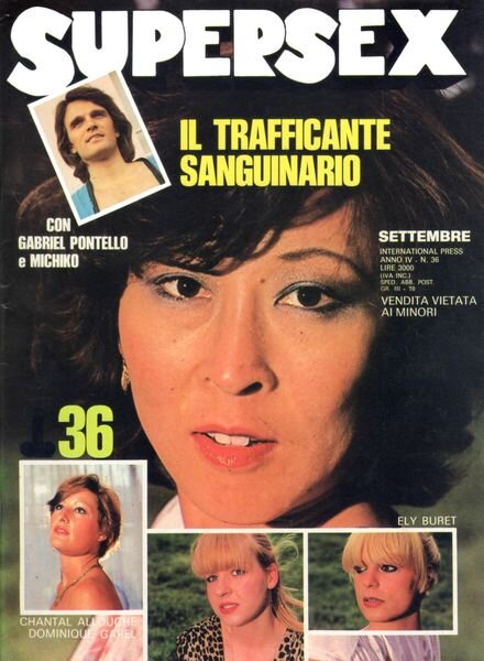 Supersex – n. 36 Settembre 1979 Cover