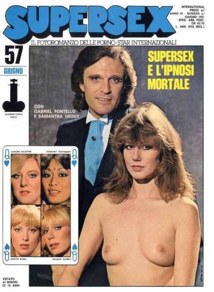 Supersex – n. 57 Giugno 1981 Cover