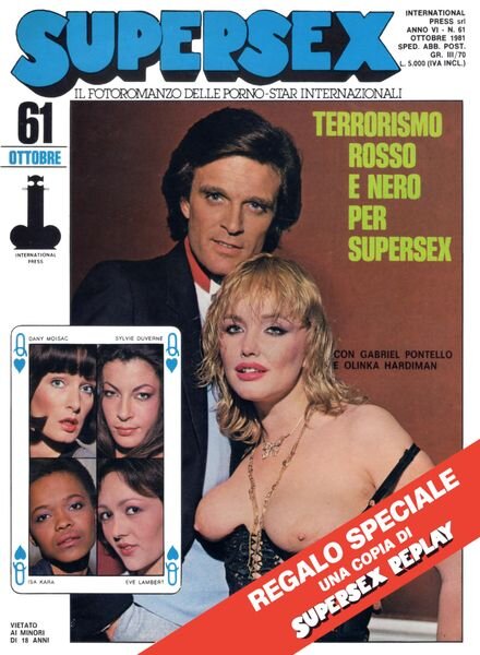 Supersex – n. 61 Ottobre 1981 Cover
