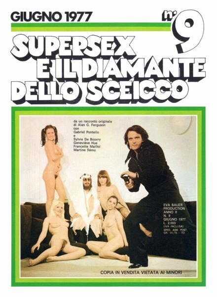 Supersex – n. 9 Giugno 1977 Cover