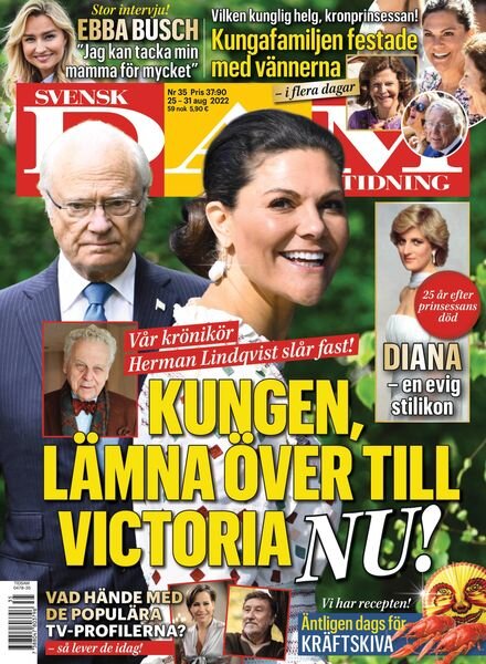 Svensk Damtidning – 24 augusti 2022 Cover