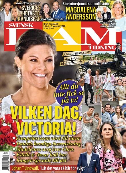 Svensk Damtidning – 28 juli 2022 Cover