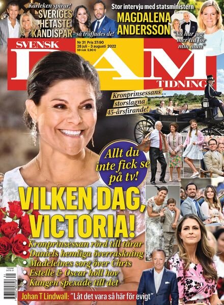 Svensk Damtidning – 29 juli 2022 Cover