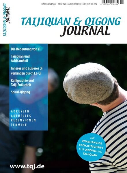 Taijiquan & Qigong Journal – August-Oktober 2022 Cover