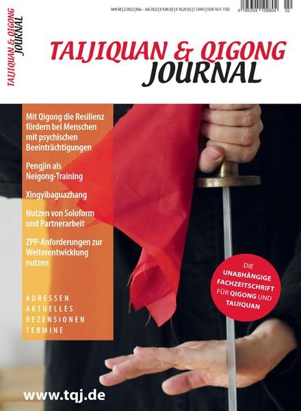 Taijiquan & Qigong Journal – Mai-Juli 2022 Cover