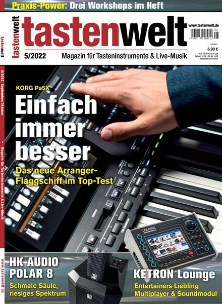 Tastenwelt – August 2022 Cover