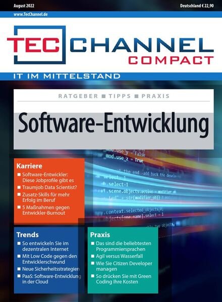 TecChannel Compact – August 2022 Cover