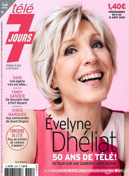 Tele 7 Jours – 06 aout 2022 Cover