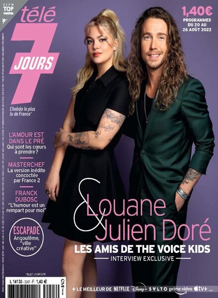 Tele 7 Jours – 20 aout 2022 Cover