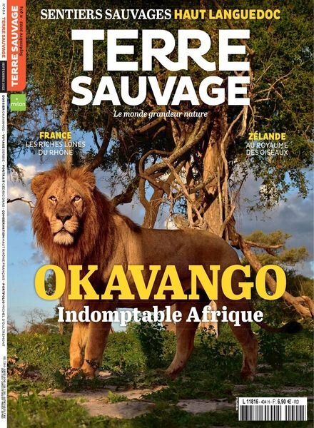 Terre Sauvage – aout 2022 Cover