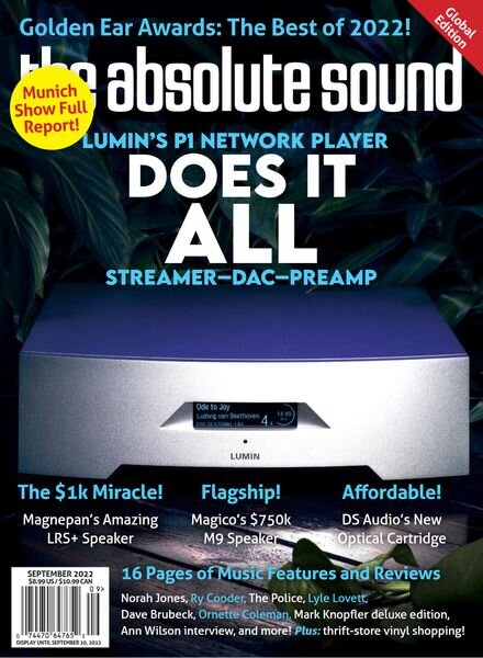 The Absolute Sound – September 2022 Cover