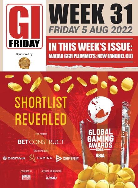 The Gambling Insider Friday – 5 August 2022 Cover