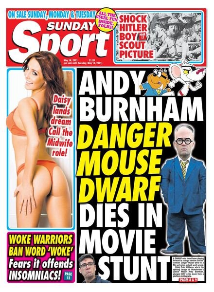 The Sunday Sport – May 16, 2021 Cover