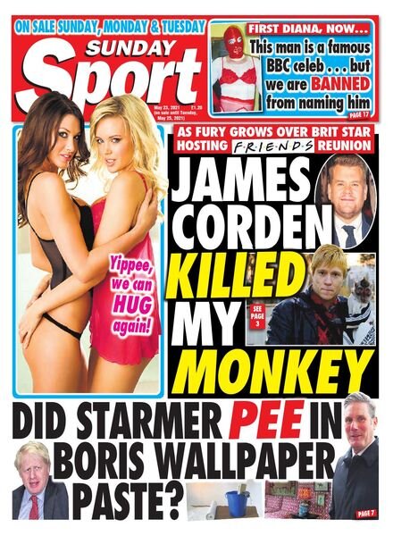The Sunday Sport – May 22, 2021 Cover