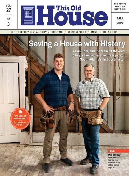 This Old House – August 2022 Cover
