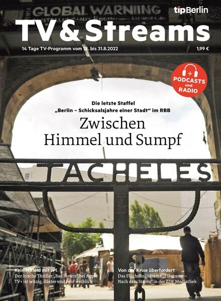 tipBerlin TV & Streams – 16 August 2022 Cover