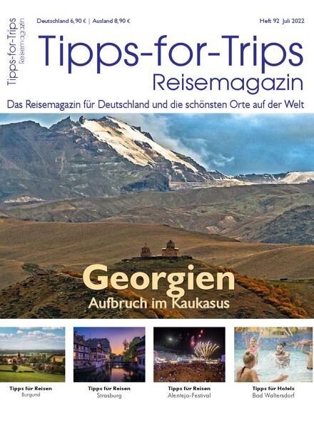 Tipps for Trips – Juli 2022 Cover
