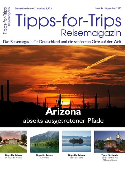 Tipps for Trips – September 2022 Cover