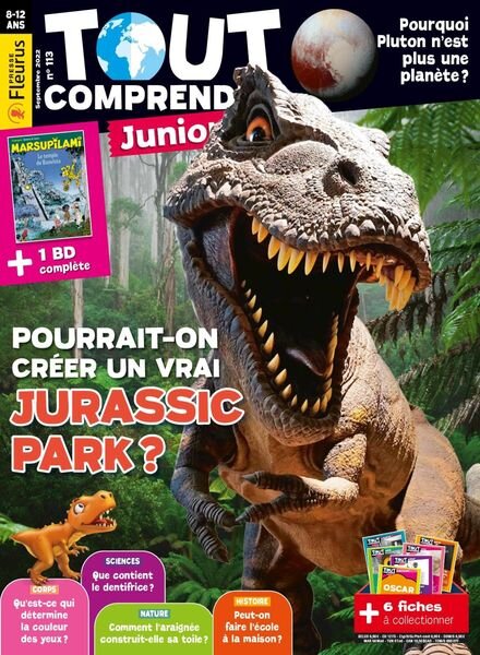 Tout Comprendre Junior – aout 2022 Cover