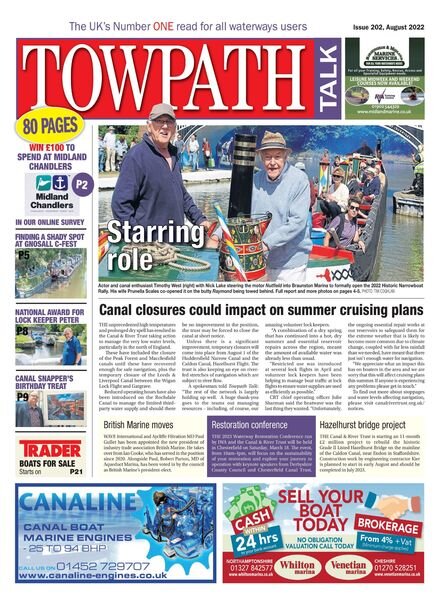 Towpath Talk – August 2022 Cover