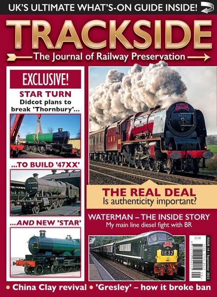 Trackside – Issue 14 – September 2022 Cover