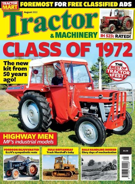 Tractor & Machinery – August 2022 Cover