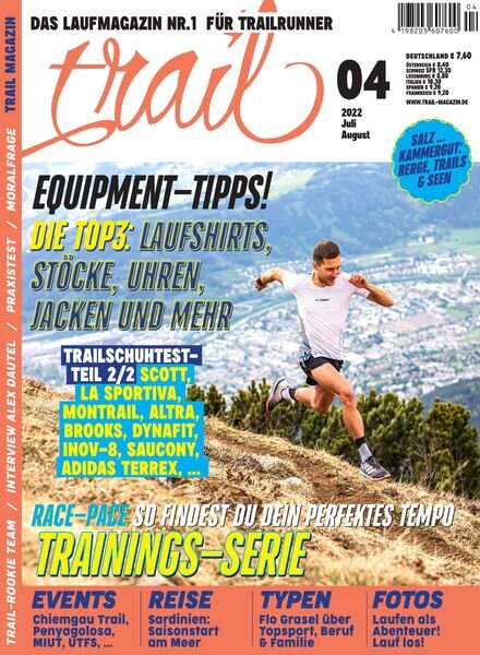Trail Magazin – Juli-August 2022 Cover