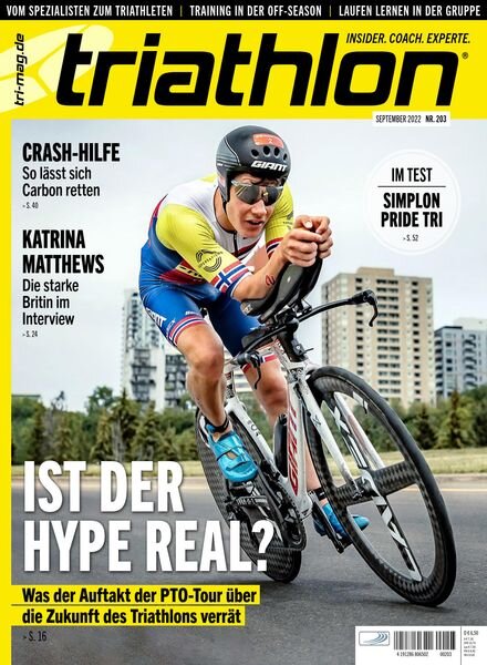 Triathlon Germany – September 2022 Cover