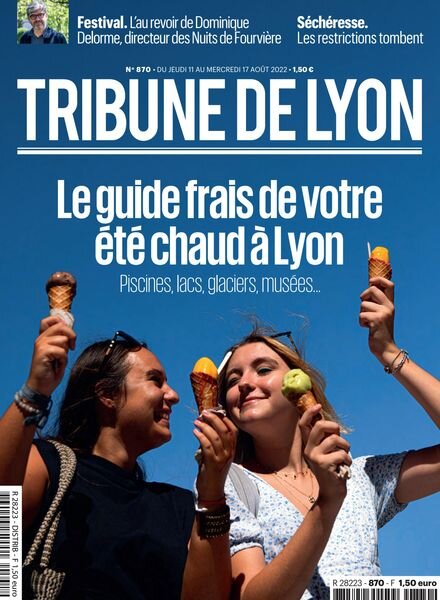 Tribune de Lyon – 11 Aout 2022 Cover