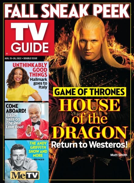 TV Guide – 15 August 2022 Cover