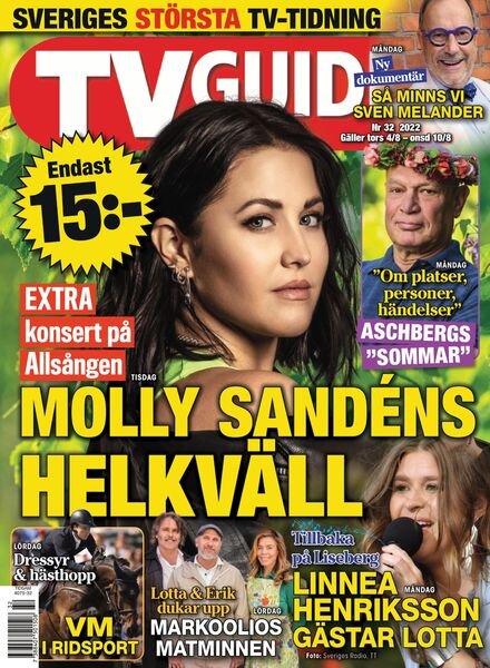 TV-Guiden – 02 augusti 2022 Cover